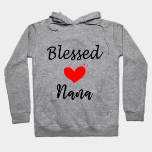 Blessed Nana Shirt Nana Gift Shirt pregnancy announcement grandparents Christmas Gift for Grandma Mothers Day Shirt nana design Hoodie